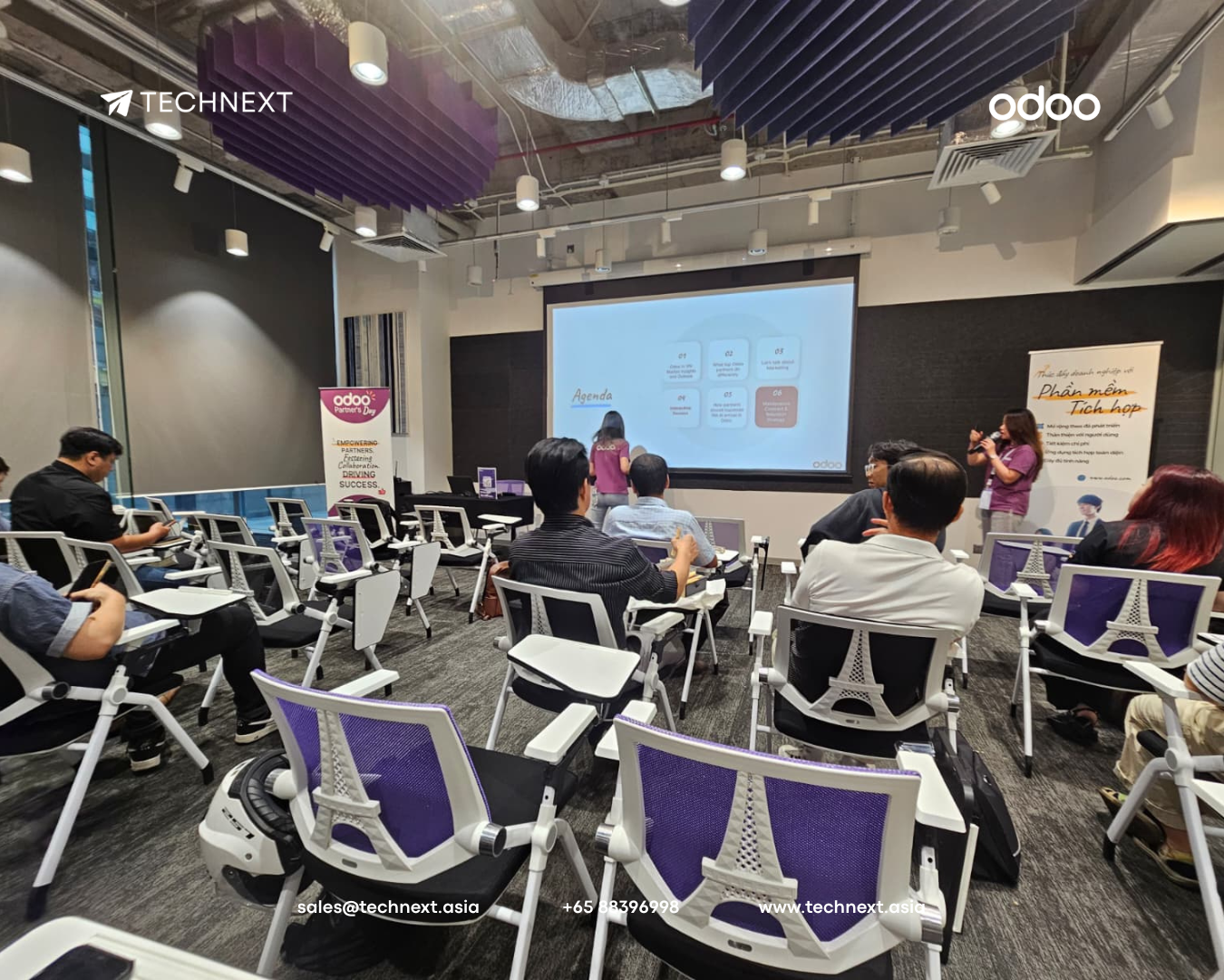 TechNext × Odoo Partner's Day — Christine Pham presenting