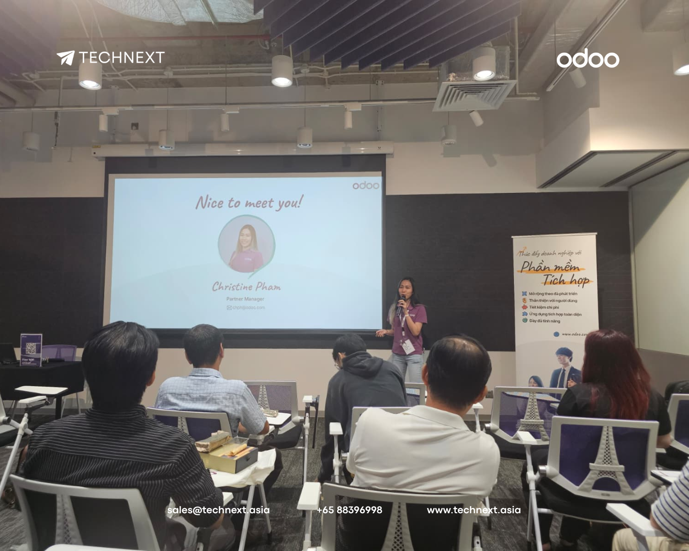 TechNext × Odoo Partner's Day — team photo